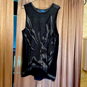 Vera Wang Tunic Sweater Vest Size XL